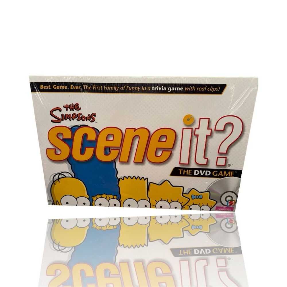 The Simpsons Scene It? DVD Board Game 2009 Edition by Mattel: Sealed NIB